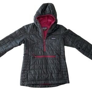 Patagonia Nano Puff Bivy Pullover Jacket Womens Smolder Blue XXS